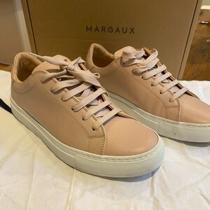 Margaux Leather The Sneaker in Rose